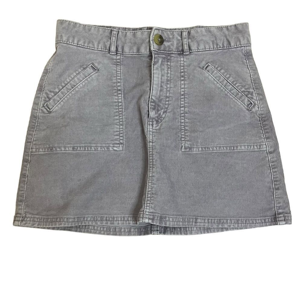 AEO Mini Cargo Corduroy Skirt Sz 2